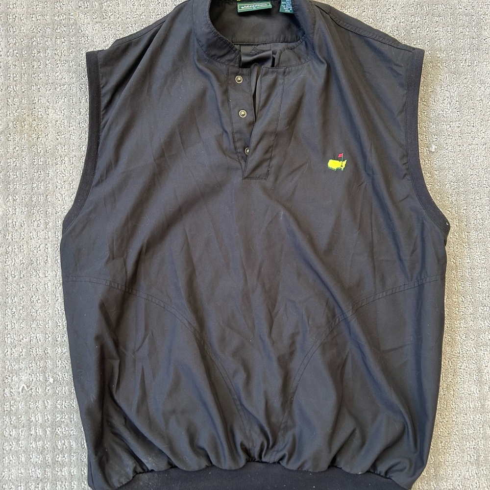 Masters Collection Black Vest Mens XL